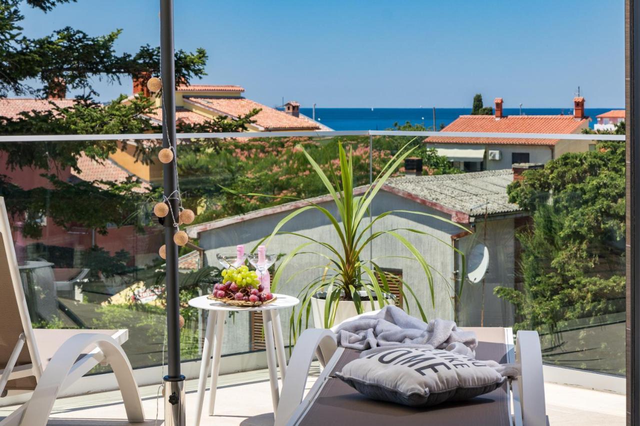 Villa Elena Deluxe Mit Whirlpool Und Beheiztem Pool Am Meer Und Wunderschoenen Blick Auf Die Brijuni Inseln Fazana Luaran gambar